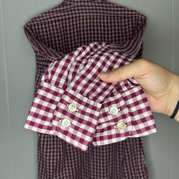 Vintage 70s/80s Levi’s Gingham Button Up Shirt Men’s M Made in USA Western - Picture 5 of 8